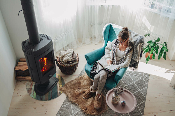 Plaque ronde en verre pour poêle Couleurs du tableau dans différentes tonalités