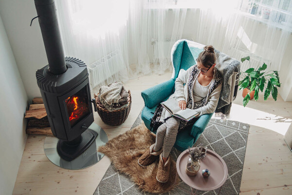 Plaque ronde en verre pour poêle Couleur vert clair