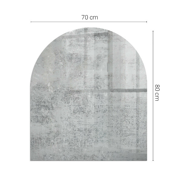 Plaque verre demi-ronde cheminée Motif de fond abstrait