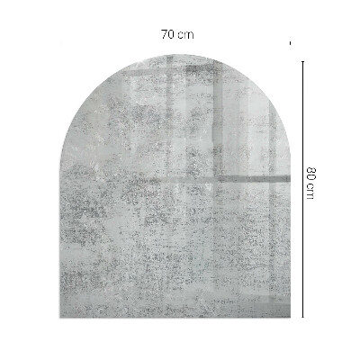 Plaque verre demi-ronde cheminée Motif de fond abstrait