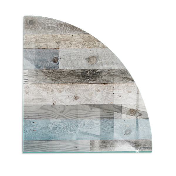 Plaque de sol en verre angle poêle Couleurs du plateau dans différentes nuances