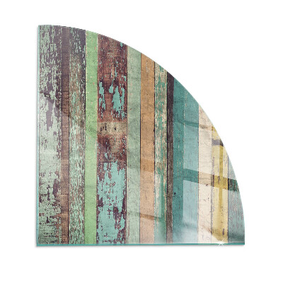 Plaque d’angle en verre pour poêle Couleurs du tableau dans différentes tonalités