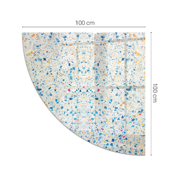 Plaque verre d’angle cheminée Motif de texture abstrait