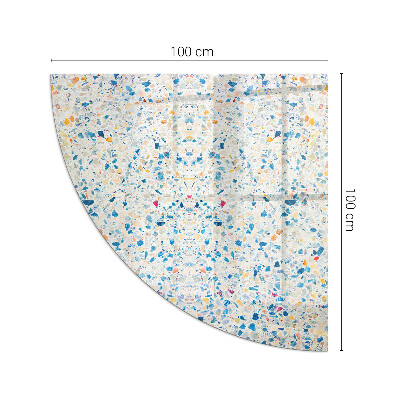 Plaque verre d’angle cheminée Motif de texture abstrait