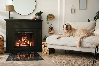 Plaque de sol rectangulaire en verre Géométrie en trois dimensions