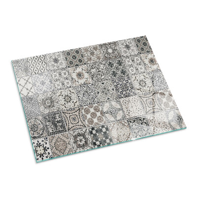 Plaque de sol rectangulaire en verre Motifs décoratifs en carrelage