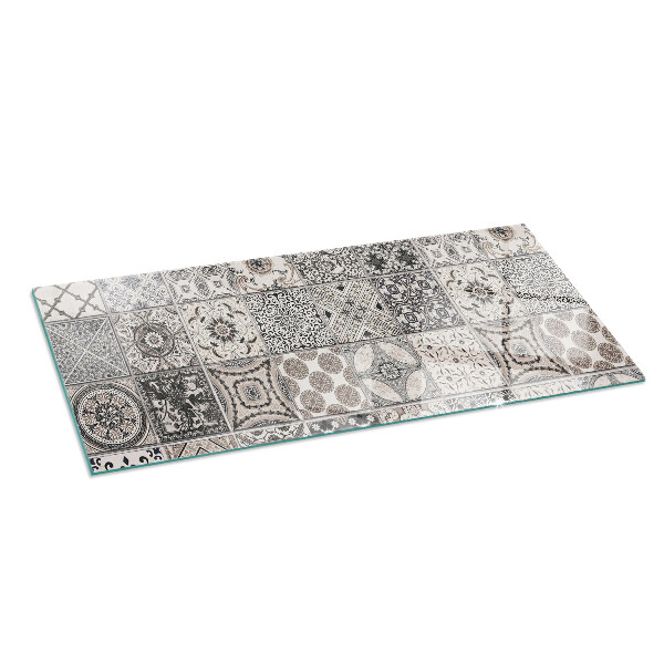 Plaque de sol rectangulaire en verre Motifs décoratifs en carrelage