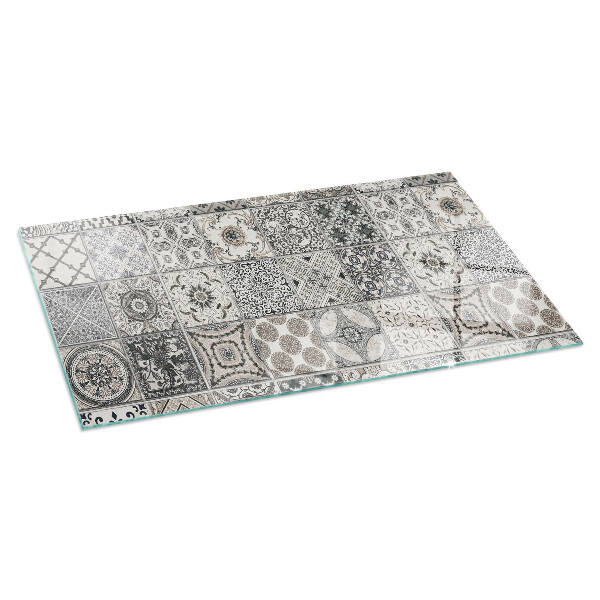 Plaque de sol rectangulaire en verre Motifs décoratifs en carrelage