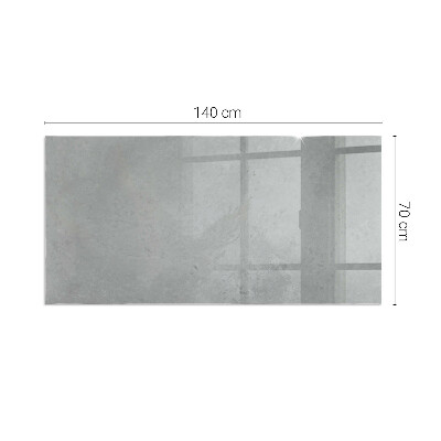 Plaque rectangulaire en verre pour poêle Structure en béton avec effet