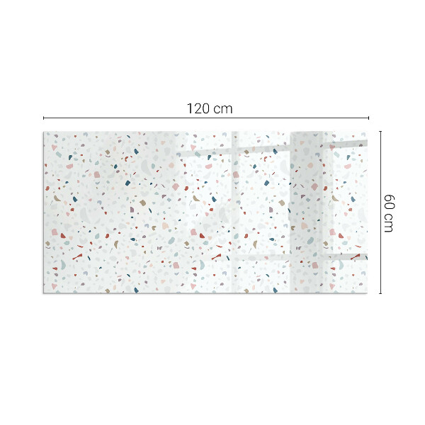 Plaque verre rectangulaire cheminée Formes miniatures