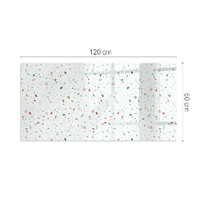 Plaque verre rectangulaire cheminée Formes miniatures