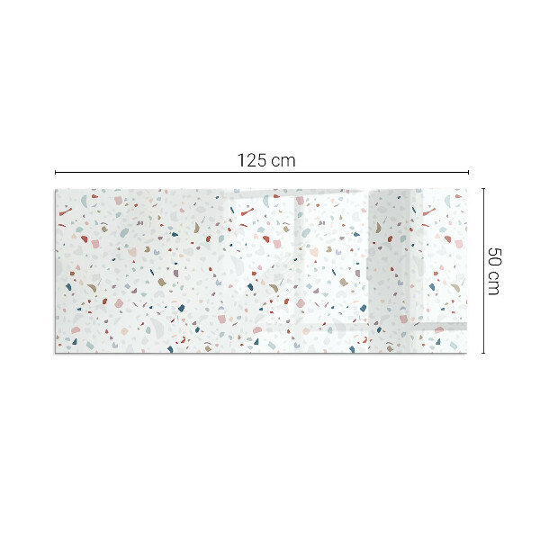 Plaque verre rectangulaire cheminée Formes miniatures