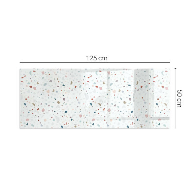 Plaque verre rectangulaire cheminée Formes miniatures