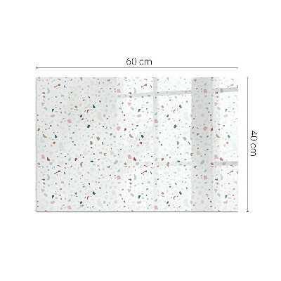 Plaque verre rectangulaire cheminée Formes miniatures