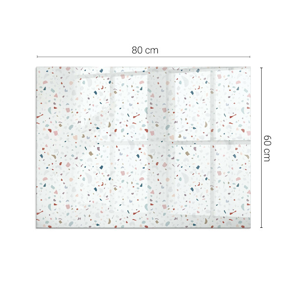 Plaque verre rectangulaire cheminée Formes miniatures