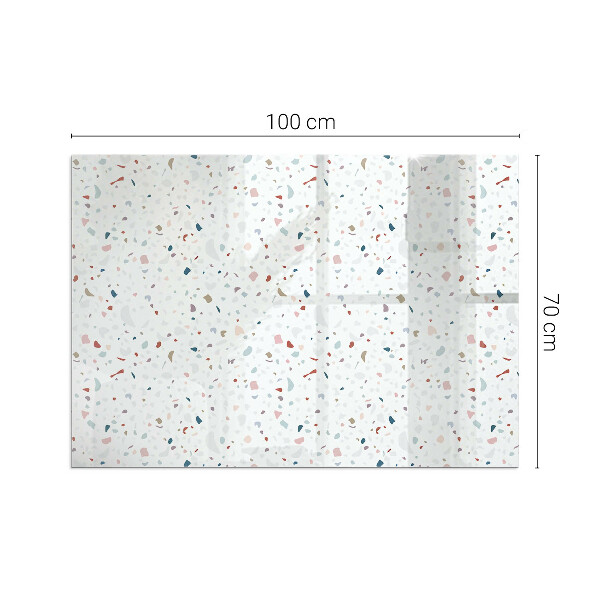 Plaque verre rectangulaire cheminée Formes miniatures