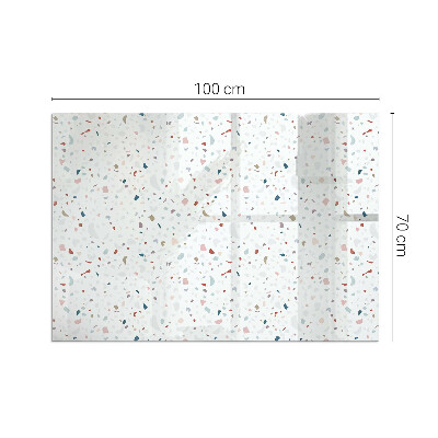 Plaque verre rectangulaire cheminée Formes miniatures