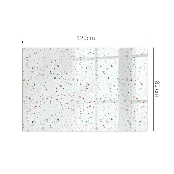 Plaque verre rectangulaire cheminée Formes miniatures