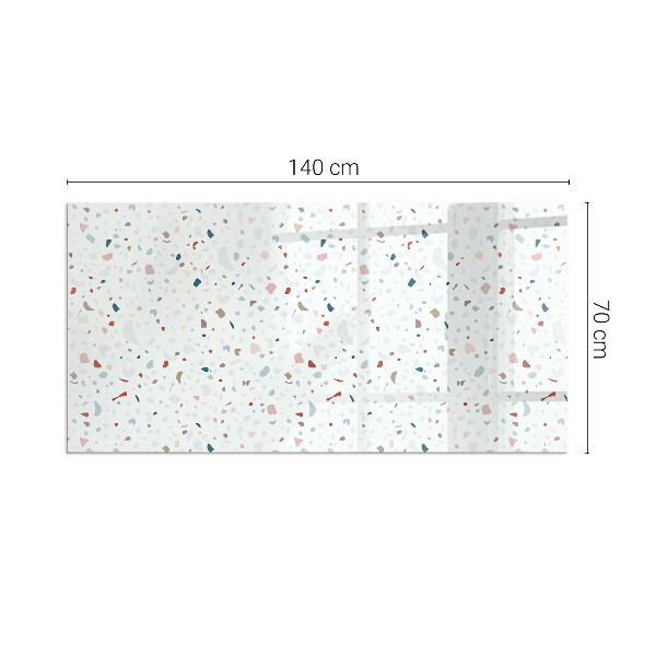 Plaque verre rectangulaire cheminée Formes miniatures