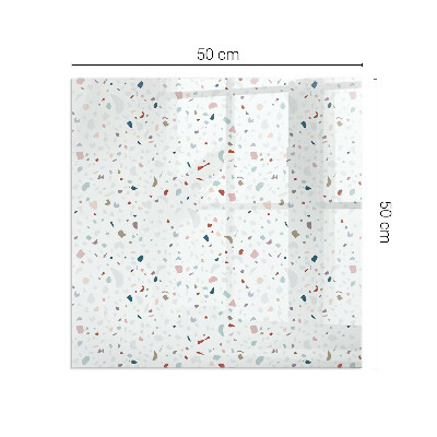 Plaque verre rectangulaire cheminée Formes miniatures