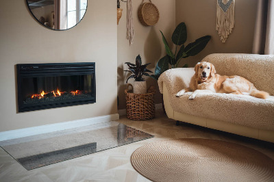 Plaque verre rectangulaire cheminée Motif de fond abstrait