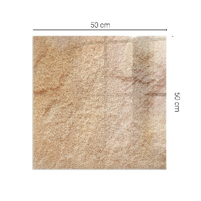 Plaque verre rectangulaire cheminée La nature de la structure en pierre