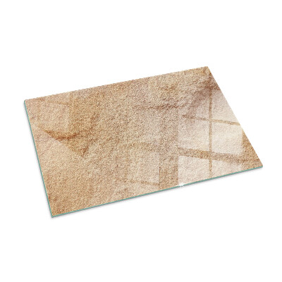 Plaque verre rectangulaire cheminée La nature de la structure en pierre