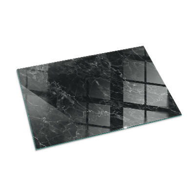 Plaque de sol rectangulaire en verre Motif marbre élégant