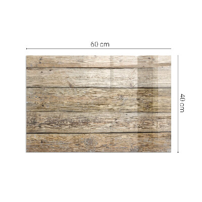 Plaque de sol rectangulaire en verre planches de style naturel