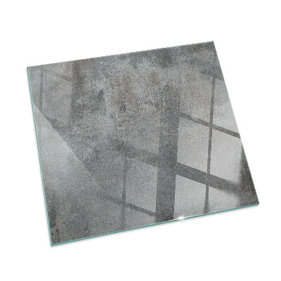 Plaque rectangulaire en verre pour poêle Modèle de structure brute