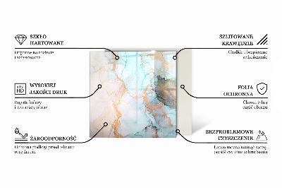 Plaque de sol rectangulaire en verre Traces de rouille sur une surface métallique