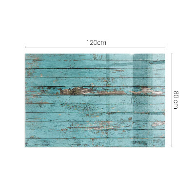 Plaque verre rectangulaire cheminée Planches rustiques de style naturel