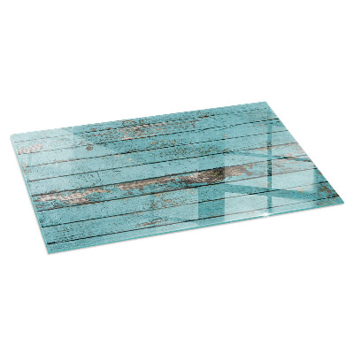 Plaque verre rectangulaire cheminée Planches rustiques de style naturel