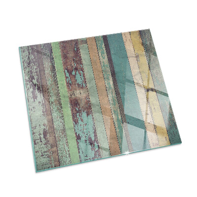 Plaque rectangulaire en verre pour poêle Couleurs du tableau dans différentes tonalités