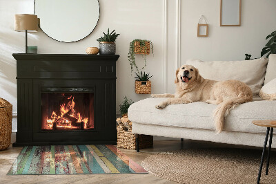 Plaque rectangulaire en verre pour poêle Couleurs du tableau dans différentes tonalités