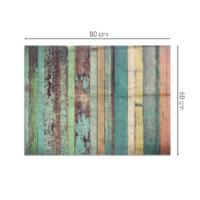 Plaque rectangulaire en verre pour poêle Couleurs du tableau dans différentes tonalités