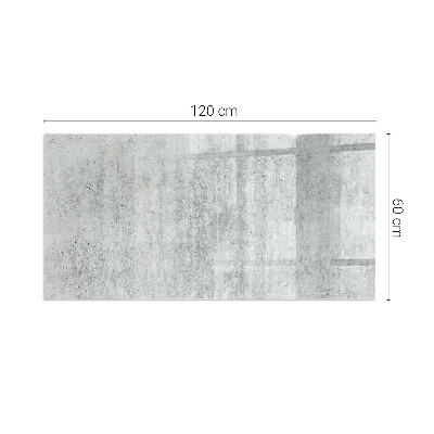 Plaque de sol rectangulaire en verre structure en béton brut