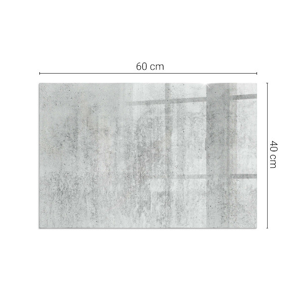 Plaque de sol rectangulaire en verre structure en béton brut