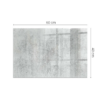 Plaque de sol rectangulaire en verre structure en béton brut