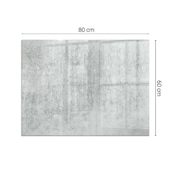 Plaque de sol rectangulaire en verre structure en béton brut