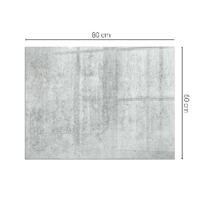 Plaque de sol rectangulaire en verre structure en béton brut