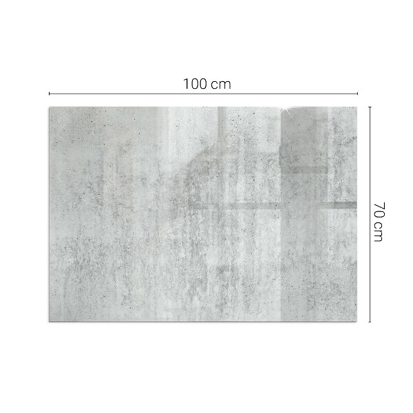 Plaque de sol rectangulaire en verre structure en béton brut