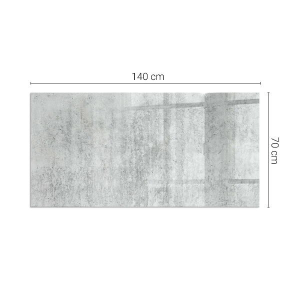 Plaque de sol rectangulaire en verre structure en béton brut