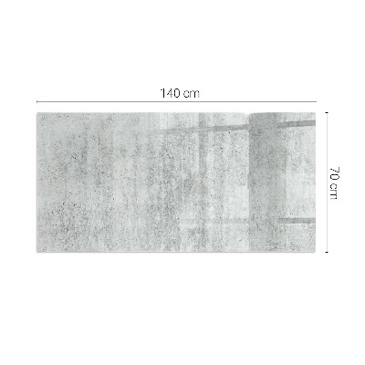 Plaque de sol rectangulaire en verre structure en béton brut