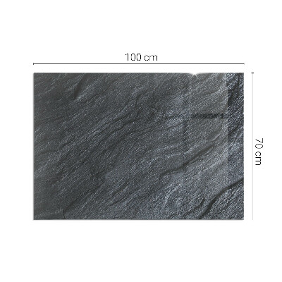 Plaque de sol rectangulaire en verre Modèle de structure rocheuse