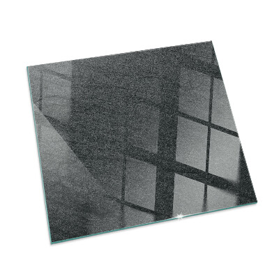 Plaque verre rectangulaire cheminée Modèle de structure de pierre