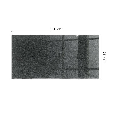 Plaque verre rectangulaire cheminée Modèle de structure de pierre