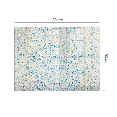 Plaque verre rectangulaire cheminée motif de texture abstrait