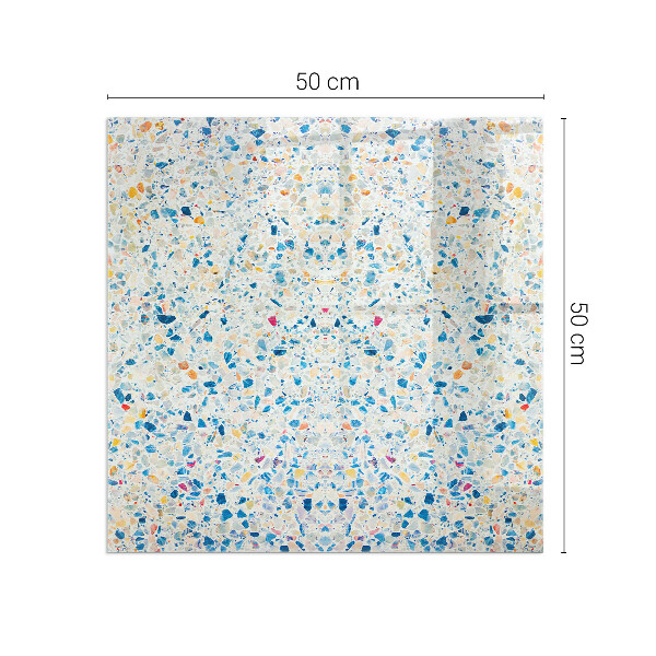 Plaque verre rectangulaire cheminée motif de texture abstrait