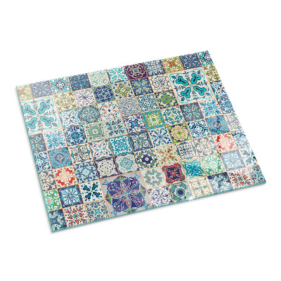 Plaque de sol rectangulaire en verre Motifs décoratifs en mosaïque